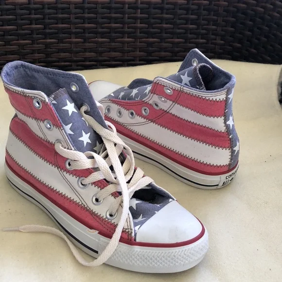 Chuck Taylor Converse All Star American Flag - Picture 1 of 16